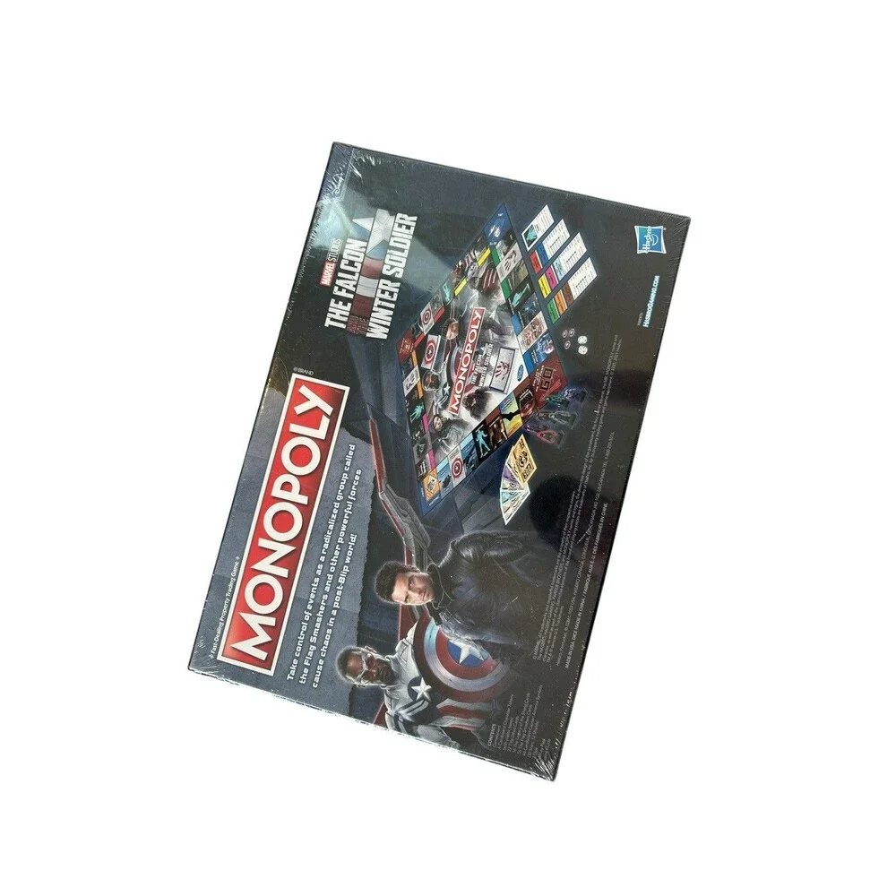 Monopoly Marvel The Falcon and the Winter Soldier Board Game New Sealed F5851